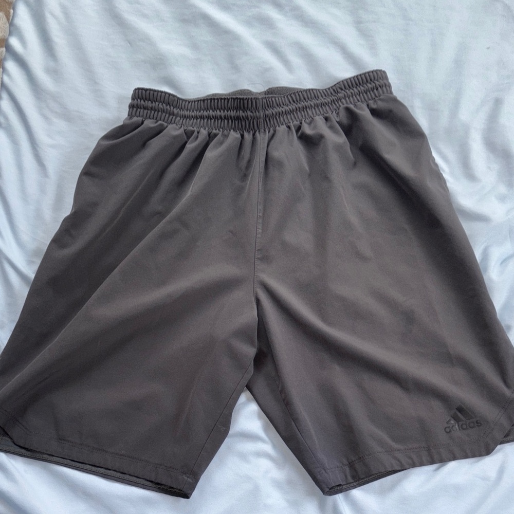 Adidas Men's Charcoal Athletic Shorts